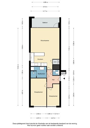 Plattegrond - Adenauerlaan 101, 6414 NM Heerlen - Adenauerlaan 101 Heerlen - Appartement 2D.jpg